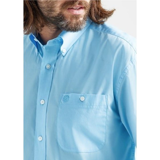 Wrangler Men's Shirt Western George Straight Long Sleeve