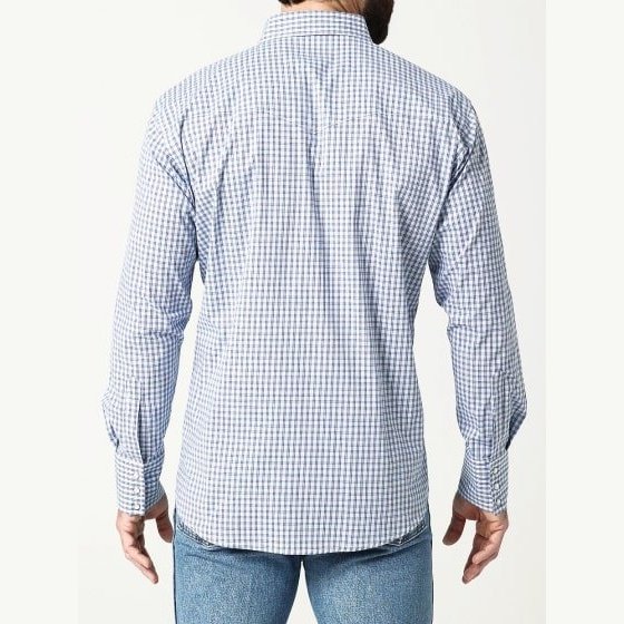 Wrangler Men’s Shirt Wrinkle Resist Long Sleeve Western -Clearance