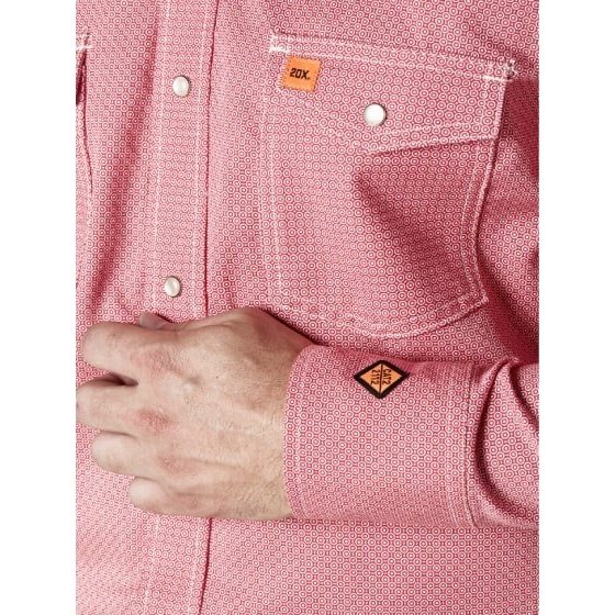 Wrangler Men's Work Shirt Flame Resistant