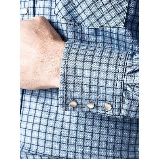 Wrangler® Men’s Work Shirt Flame Resistant Long Sleeve Snaps