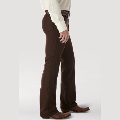 Wrangler Men’s Wrancher Dress Pants Chocolate Brown 82BN - Wrangler
