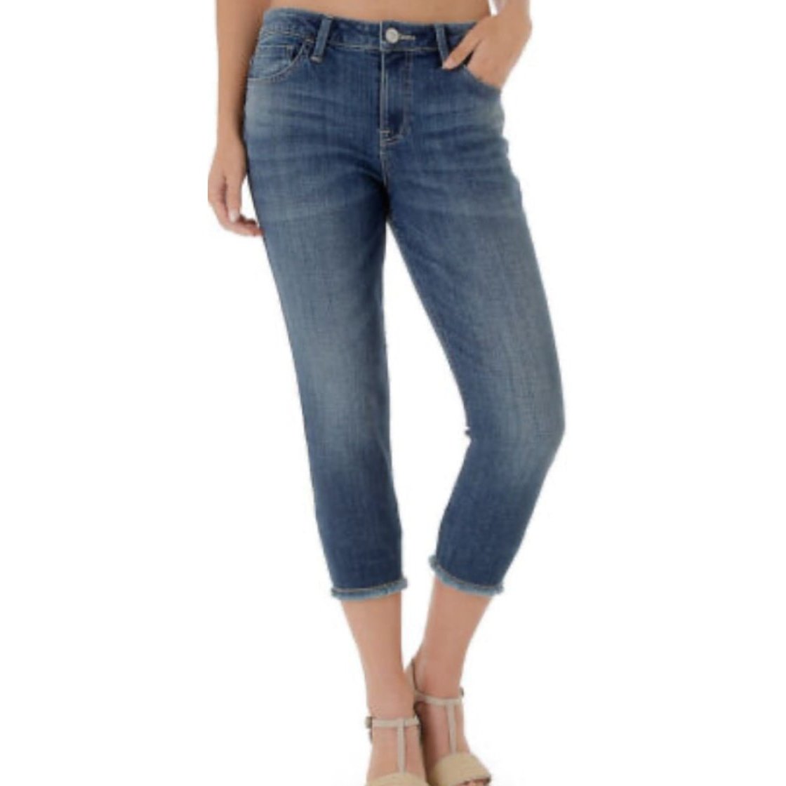 Wrangler Women’s Jeans Mae Mid-Rise Crop