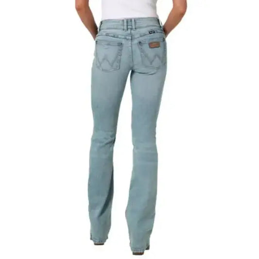 Wrangler Women’s Jeans Retro Mae Mid Rise Boot Cut 112336729 - Wrangler