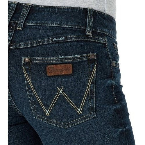 Wrangler Women's Jeans Retro Mae Mid-Rise Wide Leg