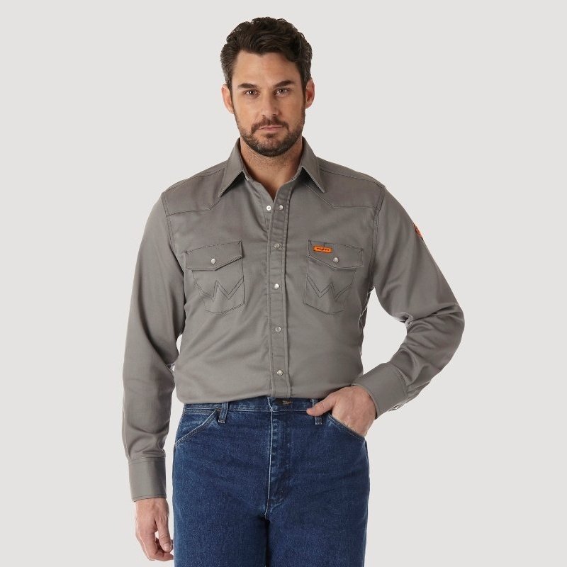 Wrangler Work Men's Shirt Flame Resistant