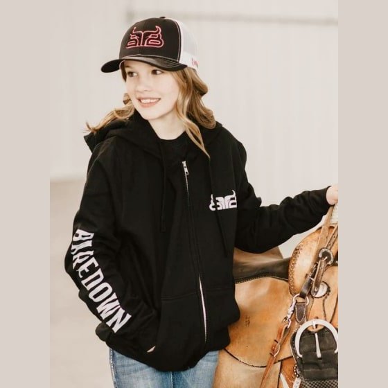Baredown Brand Unisex Hoodie Zip Up 2 Pockets