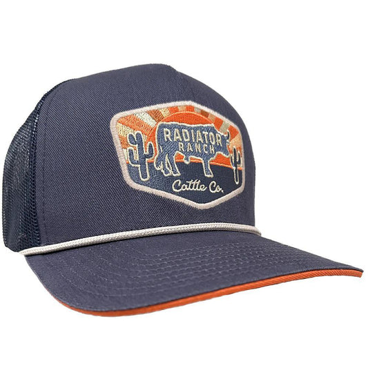 Dale Brisby Radiator Ranch Navy/ Grey Rope Cap DBRR001 - Dale Brisby