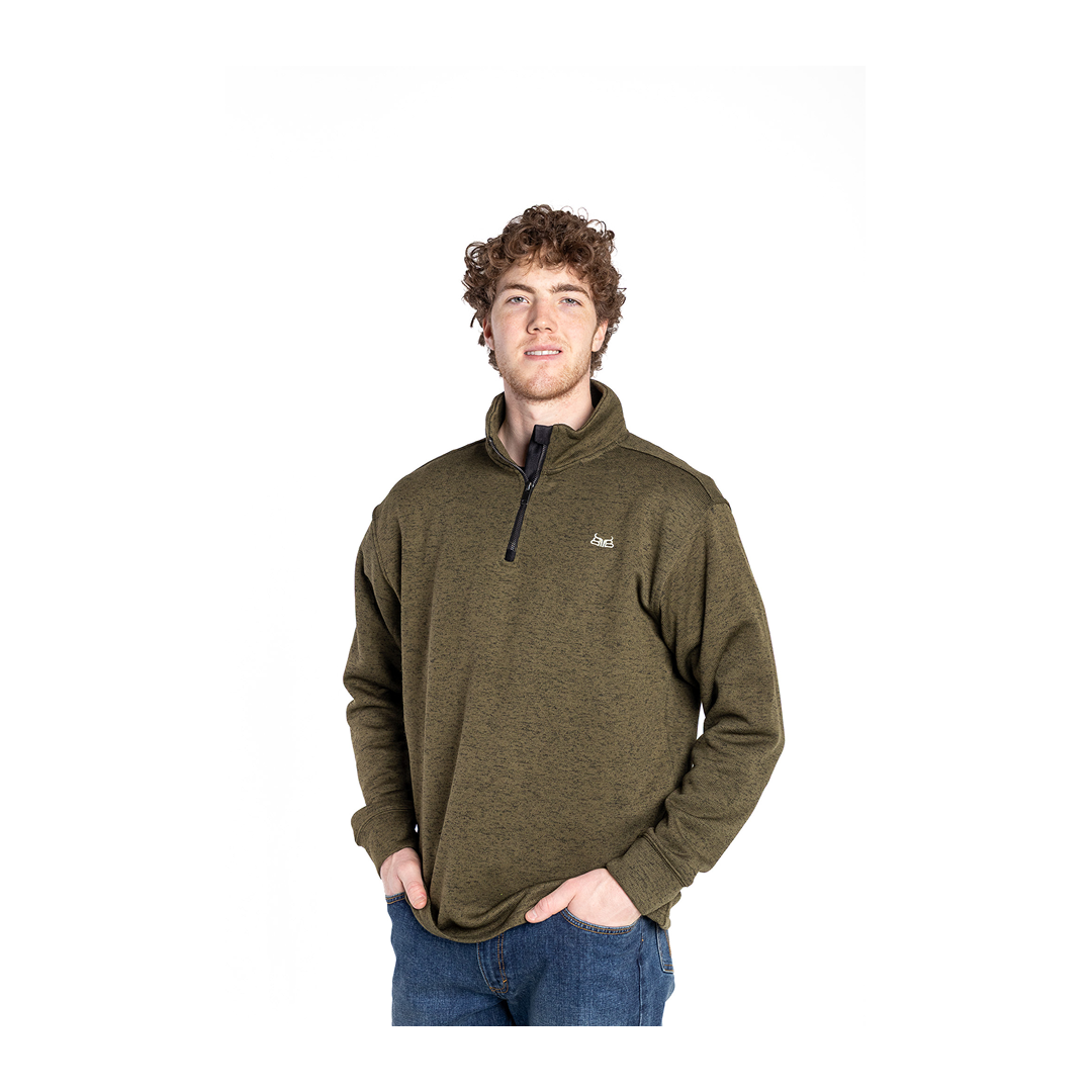 Baredown Brand Men's Pullover  Small Logo 1/4 Zip