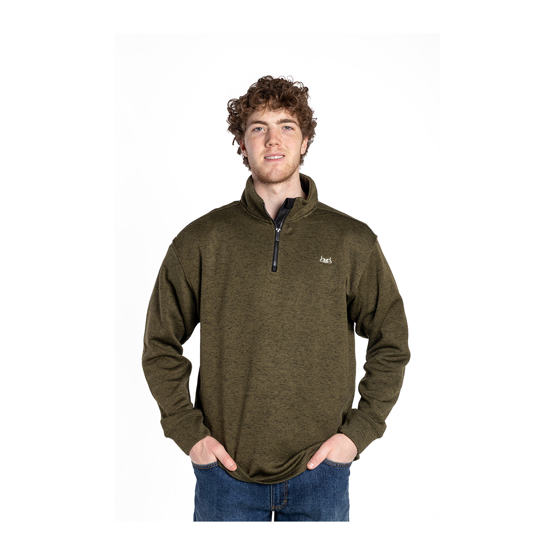 Baredown Brand Men's Pullover  Small Logo 1/4 Zip