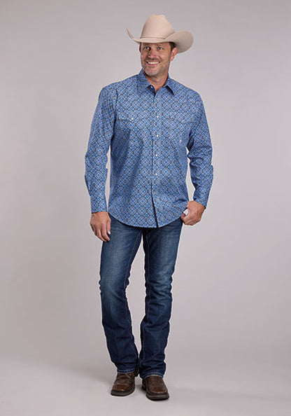 Roper Men's Amarilo Snap Sky Medallion weis-western-wear