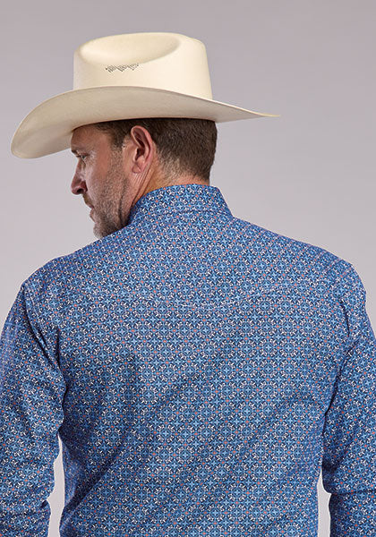 Roper Men's Fair Weather Long Sleeve Pearl Snap