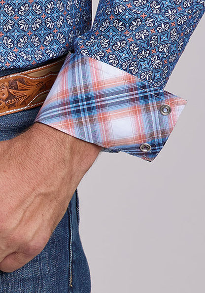 Roper Men's Fair Weather Long Sleeve Pearl Snap