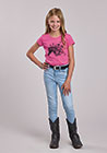 Roper Girls Printed Horse TShirt
