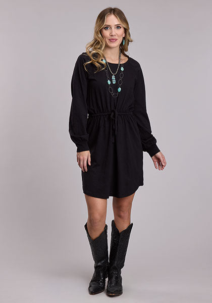 Roper Women's Knit Jersey Crew Neck Dress