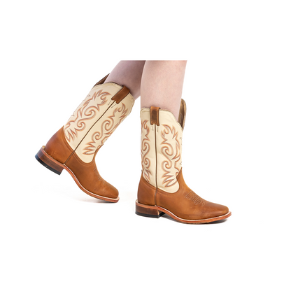 Boulet Women’s Cowgirl Boots 13" Wide Square Toe