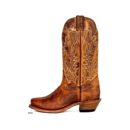 Boulet Men's Cowboy Boots 14" Cowhide Cowboy Heel Cutter Toe