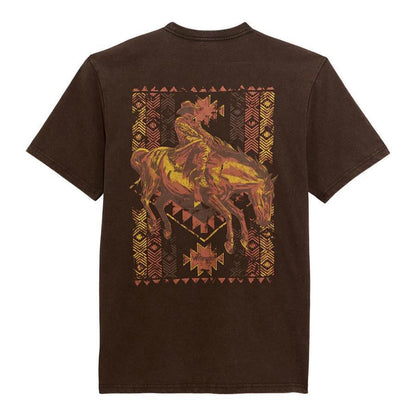 Wrangler Men's Graphic Short Sleeve T-Shirt Regular Fit Rawhide