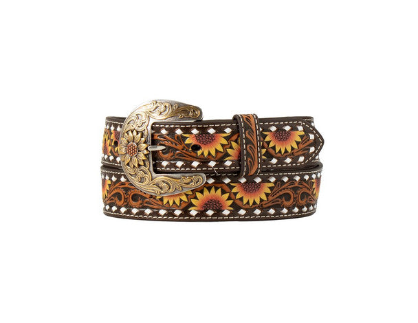 Nocona 1 1/2 Sunflower Embossed Multi Color weis-western-wear