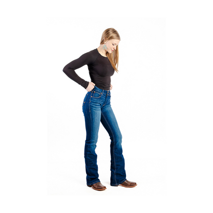 Ariat Women's R.E.A.L. High Rise Pennsylvania Boot Cut Jean