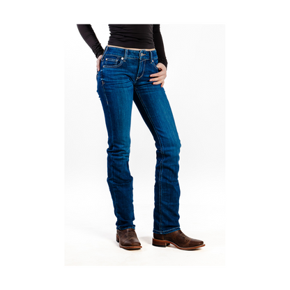 Ariat Women's R.E.A.L Perfect Rise Abby Straight Leg Jean