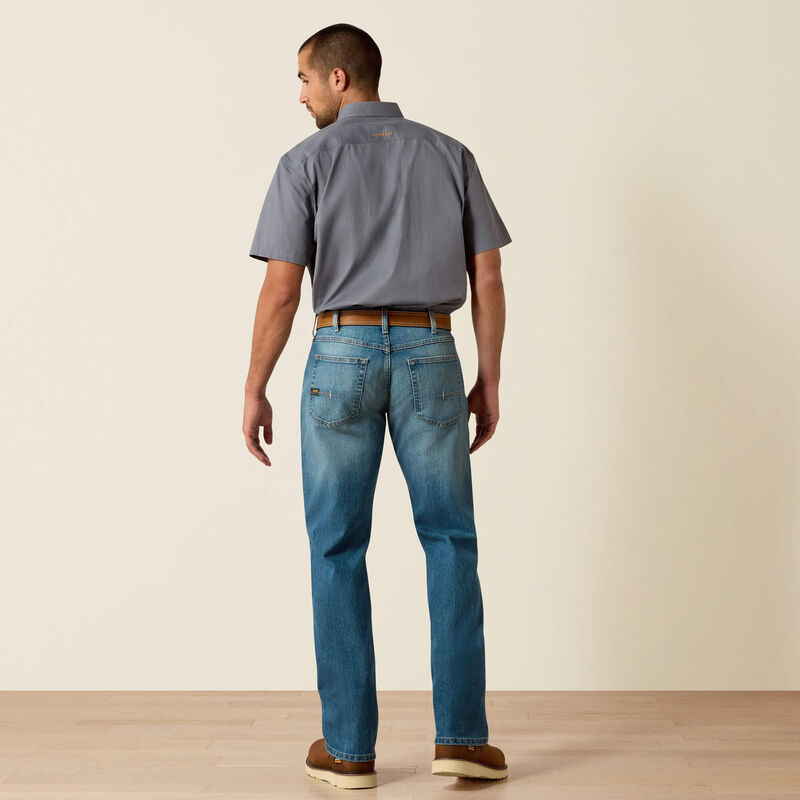 Ariat Men's Rebar M5 Straight DuraStretch Basic Stackable Straight Leg Jean