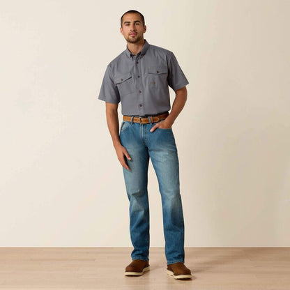 Ariat Men's Rebar M5 Straight DuraStretch Basic Stackable Straight Leg Jean
