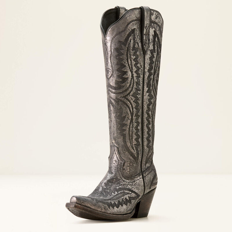 Ariat Ladies Casanova Western Boot. Silver Shine, Soft Mercury weis-western-wear