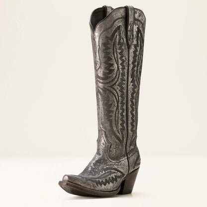 Ariat Ladies Casanova Western Boot. Silver Shine, Soft Mercury weis-western-wear