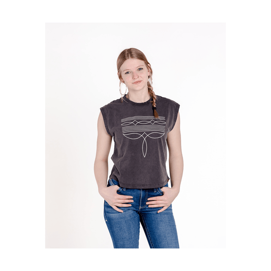 Ariat Women's Dallas Cropped T-Shirt - Ariat