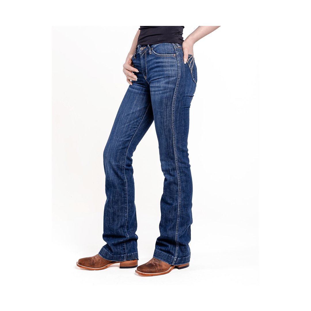 Ariat Women's High Rise Vivienne Slim Trouser Jeans - Ariat