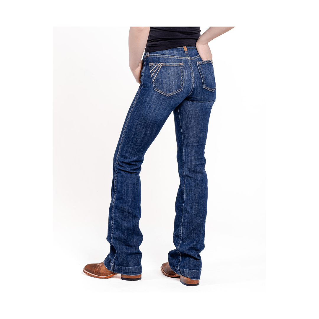 Ariat Women's High Rise Vivienne Slim Trouser Jeans - Ariat