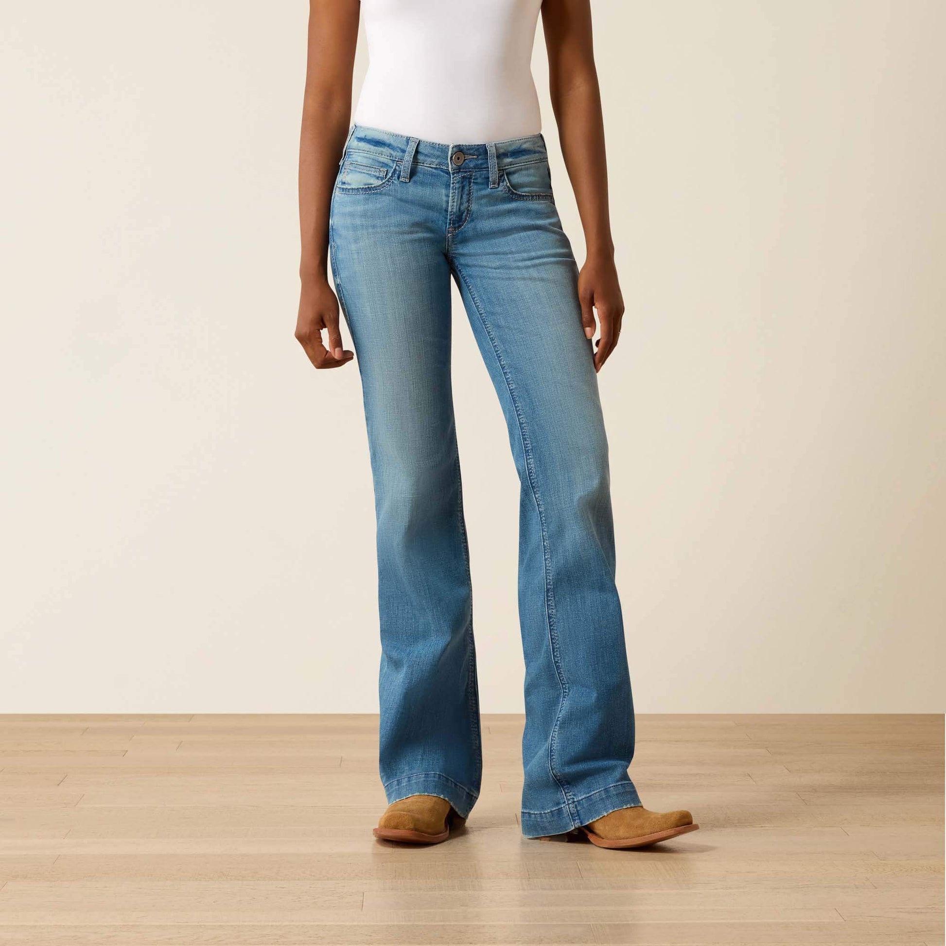 Ariat Womens Mid Rise Sherry Trouser Jeans weis-western-wear