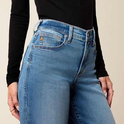 Ariat Women's High Rise Revel Vilma Ultrastretch Wide Leg Jeans