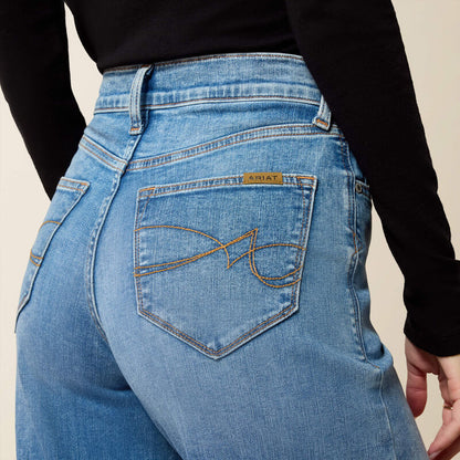 Ariat Women's High Rise Revel Vilma Ultrastretch Wide Leg Jeans