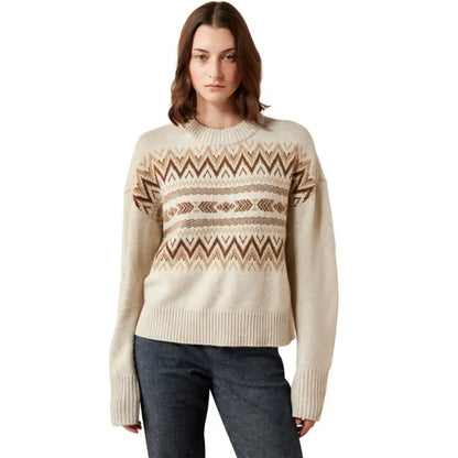Ariat Women's Lodge Sweater Oatmeal Heather
