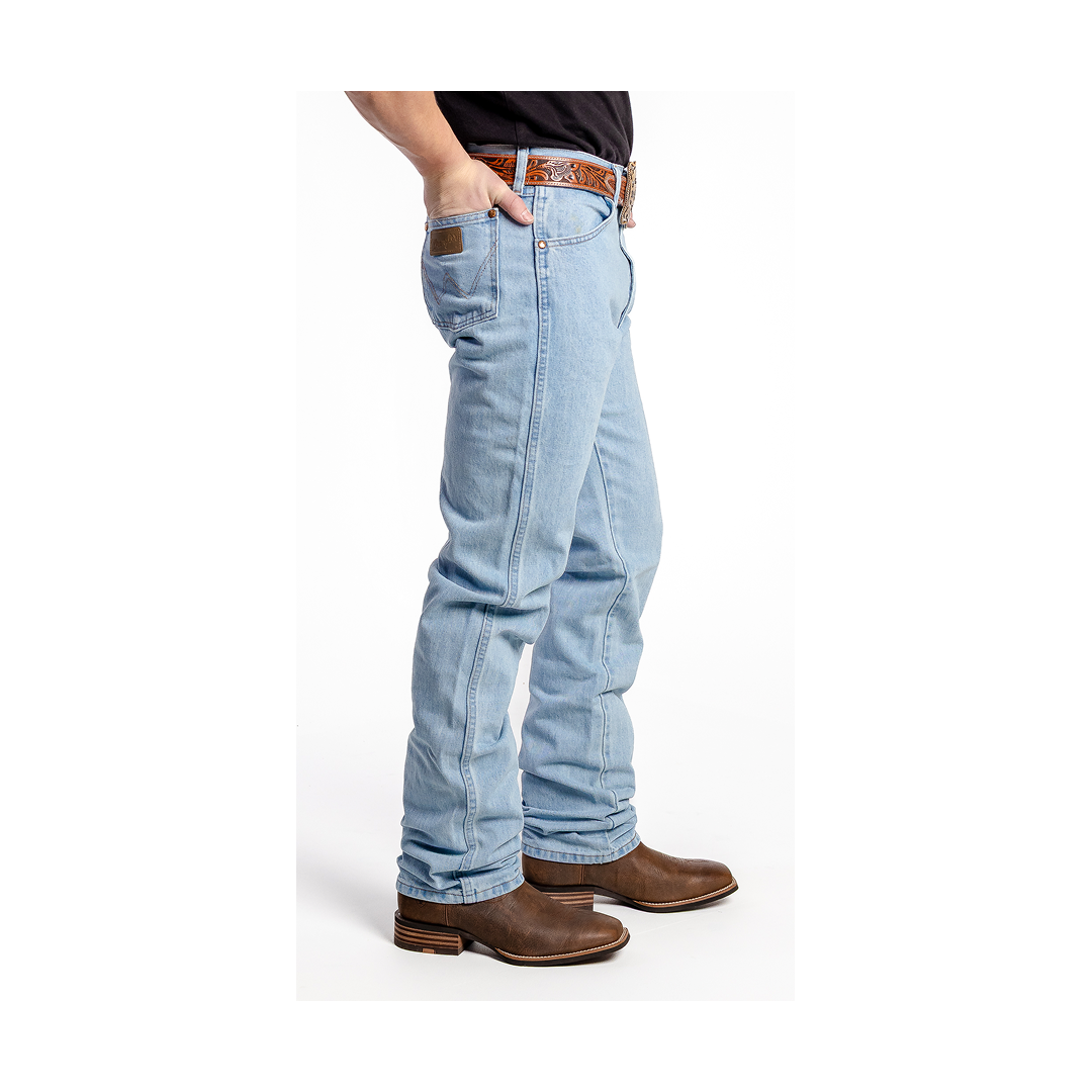 Wrangler Men’s Jeans Cowboy Cut Original Fit In Bleach
