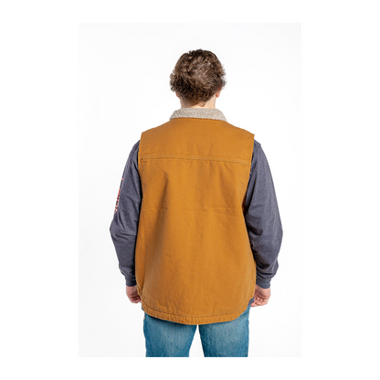 Carhartt Men’s Vest Loose Fit Washed Duck Lined