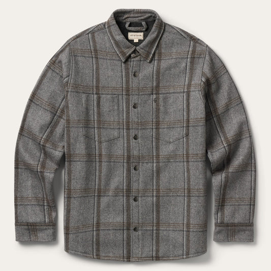Stetson Men's Windowpane Shirt Jacket