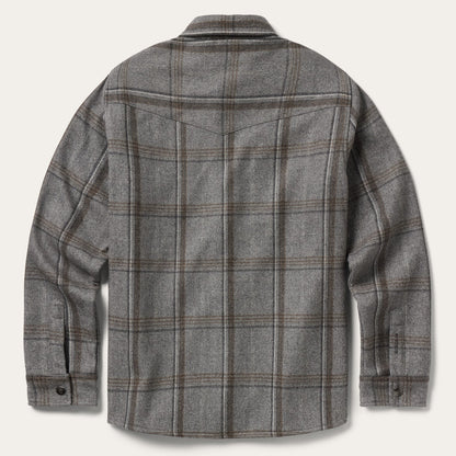 Stetson Men's Windowpane Shirt Jacket
