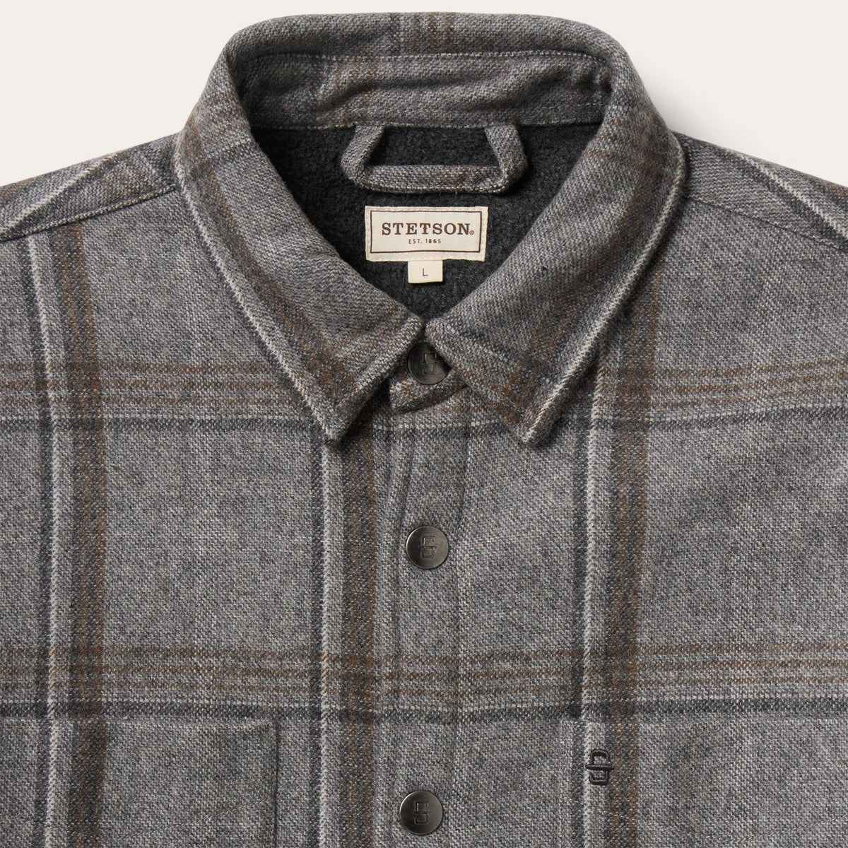 Stetson Men's Windowpane Shirt Jacket
