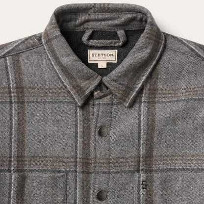 Stetson Men's Windowpane Shirt Jacket