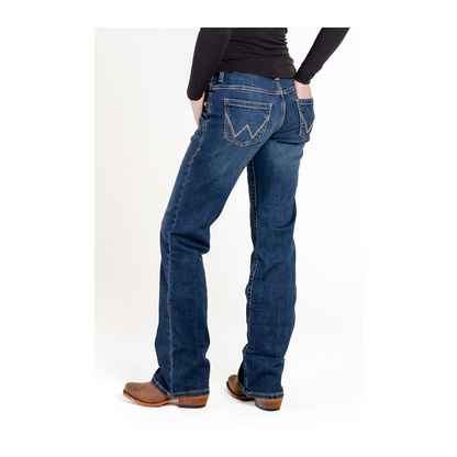 Wrangler Women’s Jeans Riding Mid Rise Relaxed Fit Jade
