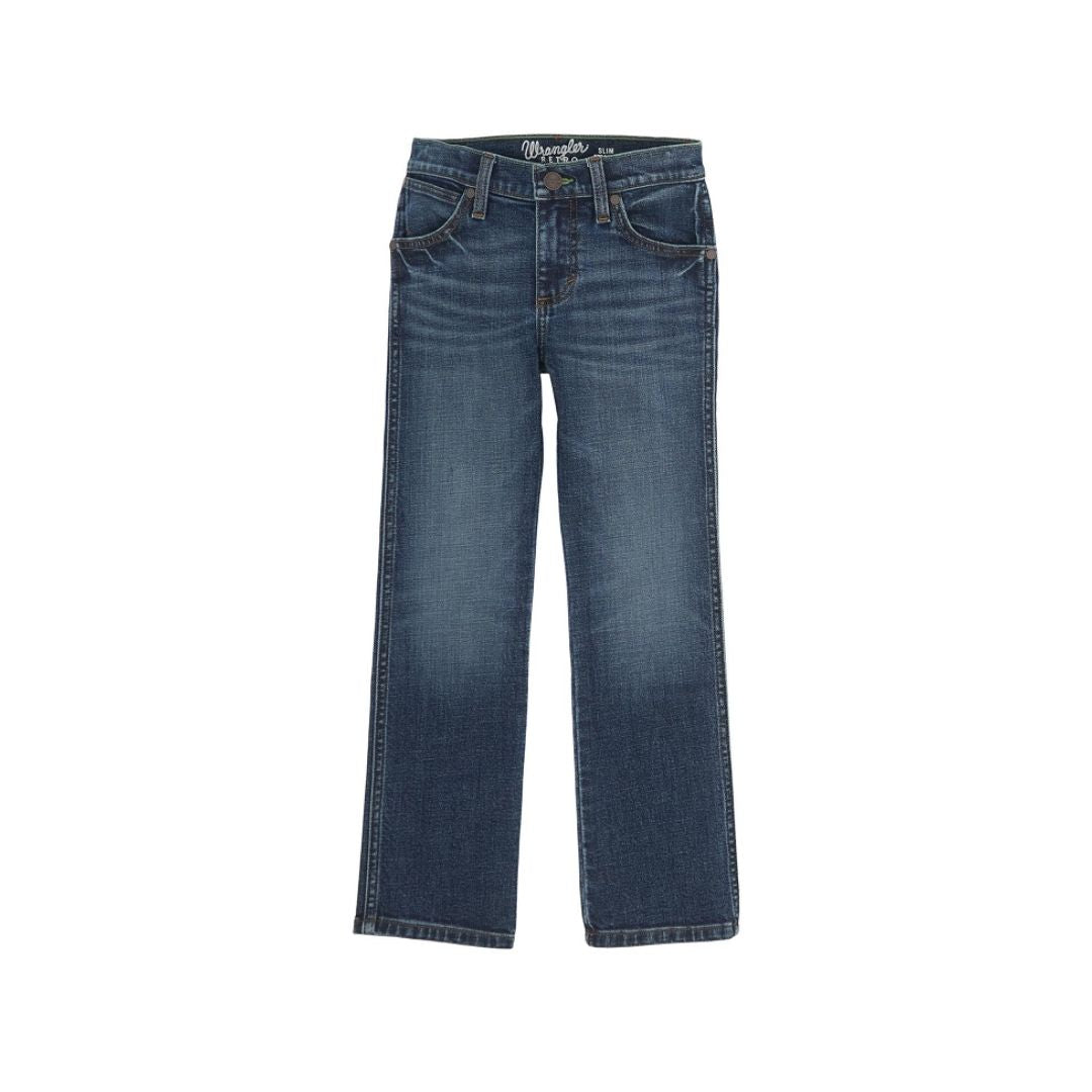 Wrangler Boy's Retro Slim Straight Jean Jasper