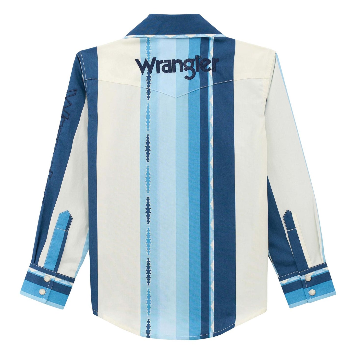 Wrangler Boys Logo Long Sleeve Shirt weis-western-wear