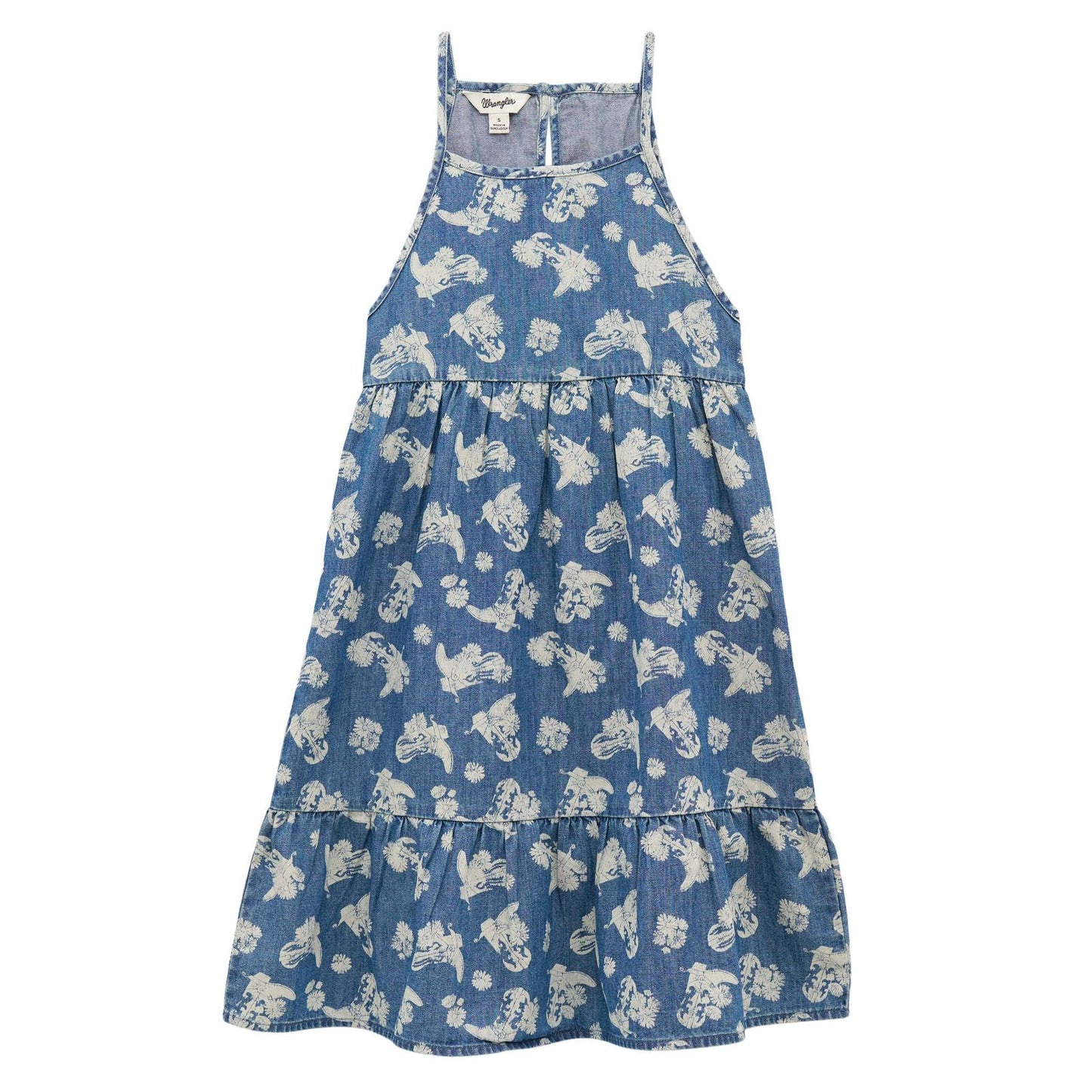 Wrangler Girls Denim Dress weis-western-wear