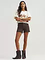 Wrangler Women's Short Sleeve Crew Sweatshirt weis-western-wear