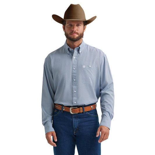 Wrangler Men's George Strait Performance Button Down Long sleeve shirt