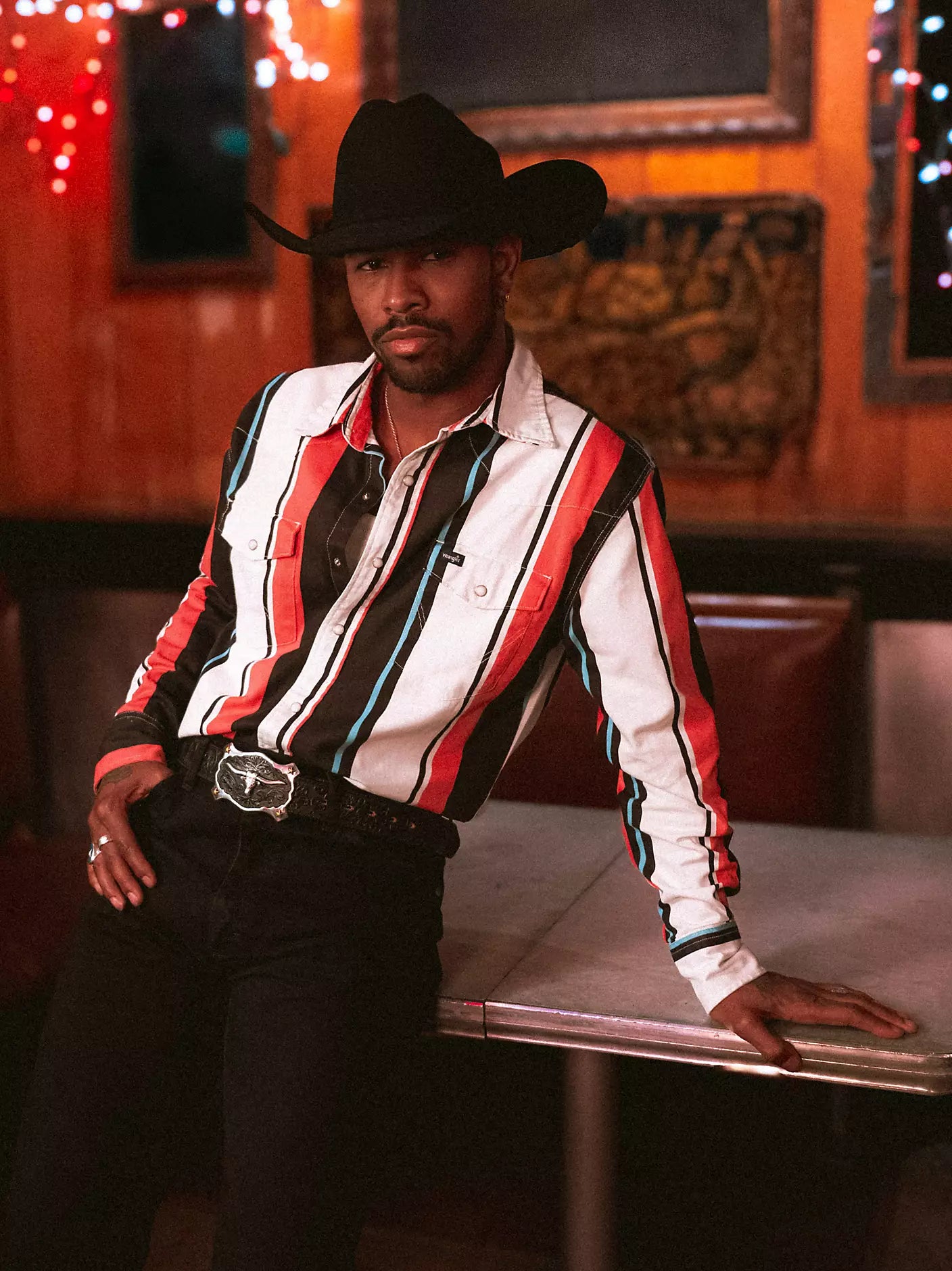 Vintage-Inspired Brushpopper Western Snap Workshirt