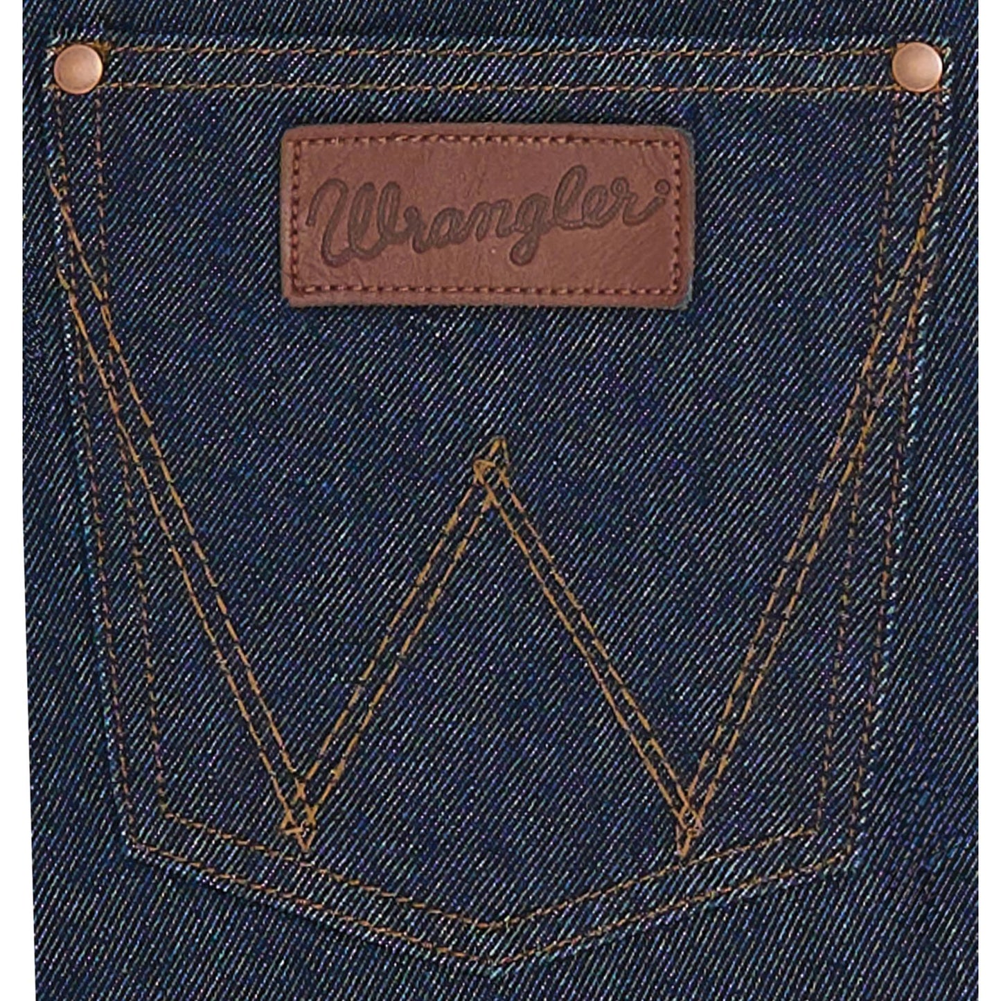 Womens Wrangler High Rise Wide Leg Bailey Jean-Dark Wash