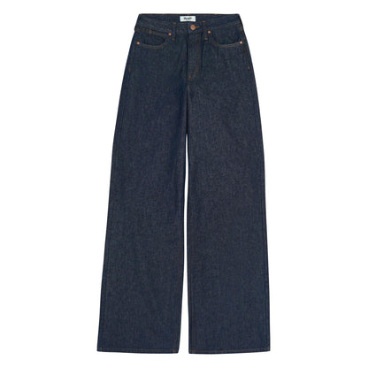 Womens Wrangler High Rise Wide Leg Bailey Jean-Dark Wash